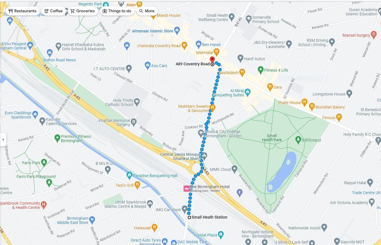 London Office Walking Direction